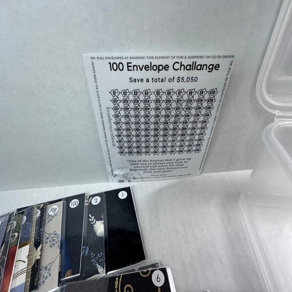 Magical budgeting new “pumpkin patch” 1-100 mini budgeting challenge w/box - Picture 3 of 13